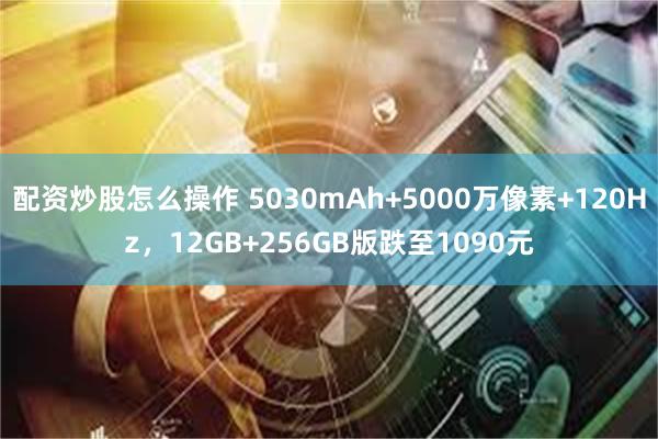 配资炒股怎么操作 5030mAh+5000万像素+120Hz，12GB+256GB版跌至1090元